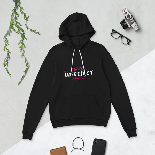 Perfectly Imperfect Unisex Black Hoodie